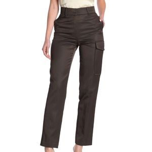Reiss Hero Green Cargo Trousers High Waisted